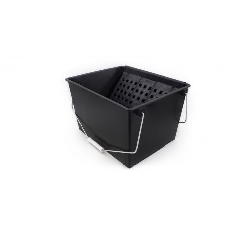CUBETA DOS ASAS 16 L CON REJILLA PLASTICO Ref.6909